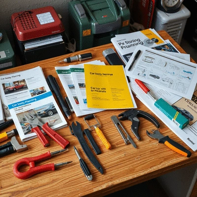 Resources for car body repair planning
