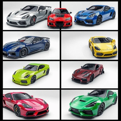 Custom car paint styles