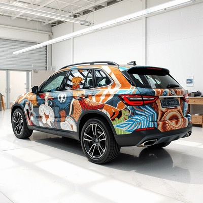 Vinyl wrap customization